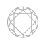ダイヤのカラットと直径の対比平均 - 0.40ct