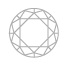 ダイヤのカラットと直径の対比平均 - 0.500ct