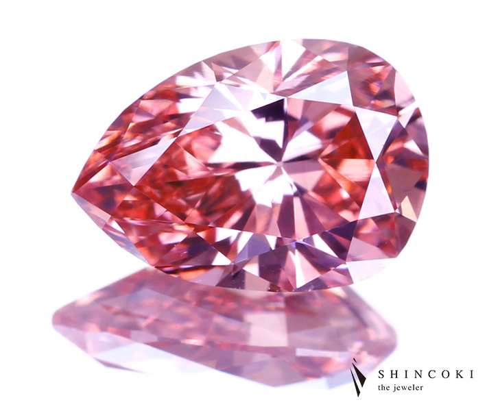 ピンクダイヤモンドルース/ F.I. PINK/ 0.147 ct.