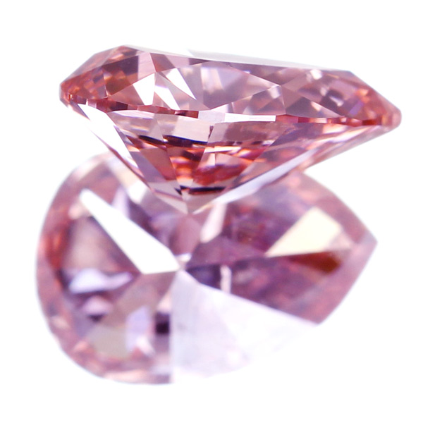 ピンクダイヤモンドルース/ F.ORANGY PINK/0.17 ct. GIA