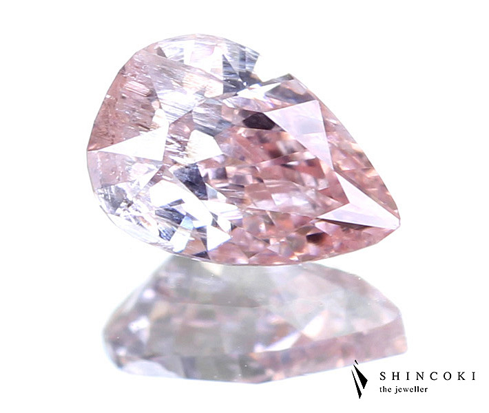 ピンクダイヤモンド ルース 0.205ct FANCY PINK I2 PS ※中央宝石研究所 ...