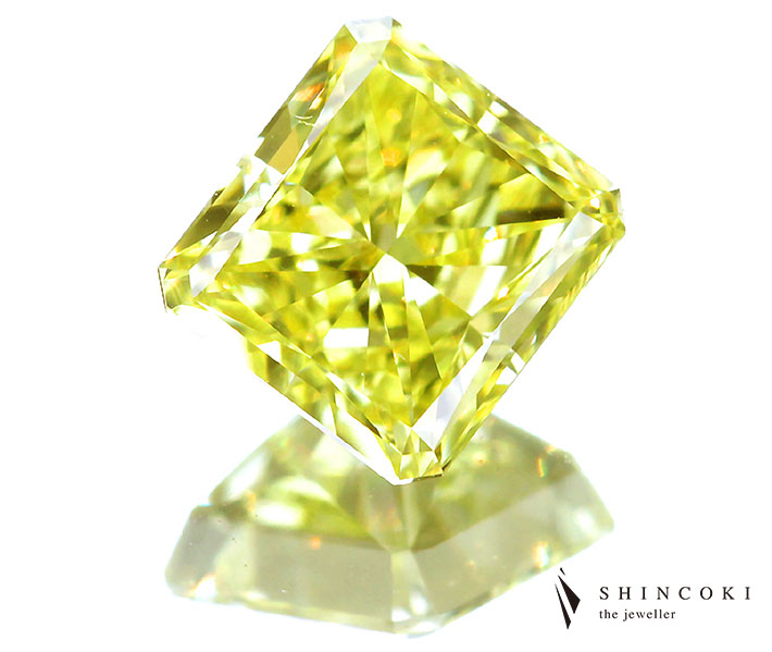 1.03ct FANCY INTENSE YELLOW VS2 イエローダイヤモンドルース※GIA COLORED DIAMOND REPORT付