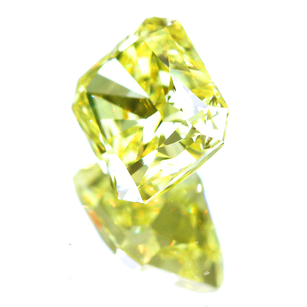 1.54ct FANCY INTENSE YELLOW VVS2 イエローダイヤモンドルース※GIA ...