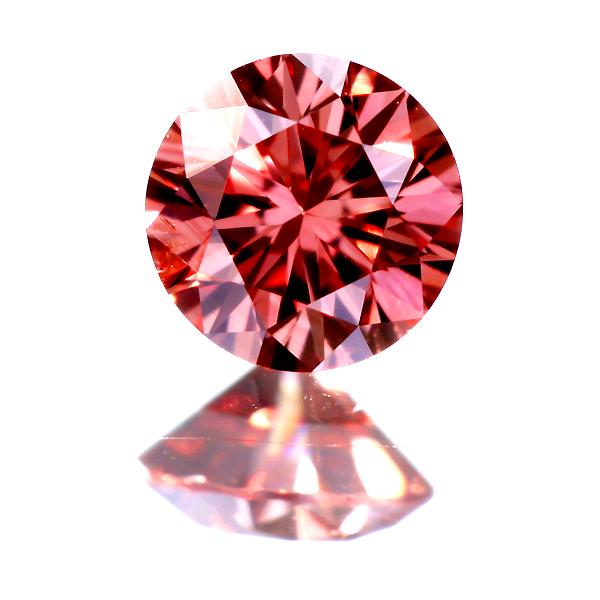 0.255ct Fancy deep pink 天然ダイヤ ルース