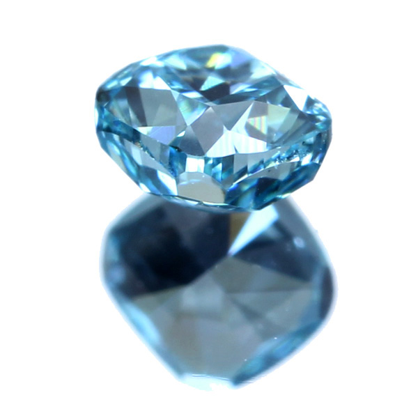 ダイヤモンド ルース 0.150ct FANCY VIVID GREEN BLUE VS2 ※AGT