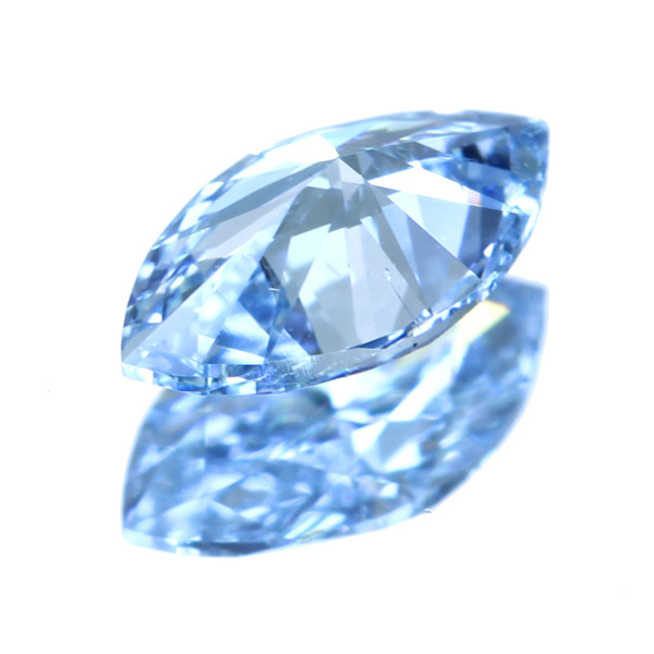 ダイヤモンド ルース 0.136ct FANCY INTENSE BLUE SI1 ※AGT