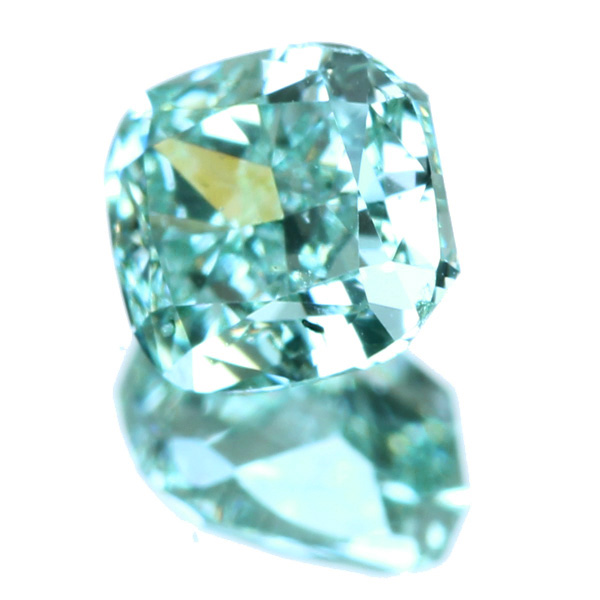 ダイヤモンドルース/FANCY BLUE-GREEN/ 0.36ct. GIA