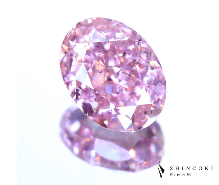 ピンクダイヤモンド ルース 0.234ct FANCY INTENSE PINK SI1 ※中央宝石研究所ソーティングシート付き