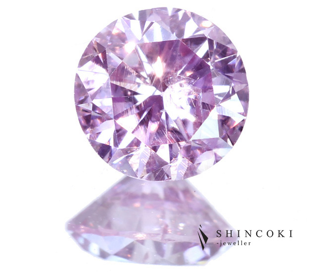 ピンクダイヤモンドルース 0.34ct　FANCY PURPLE-PINK I-2 ※GIA/中央宝石鑑定書付