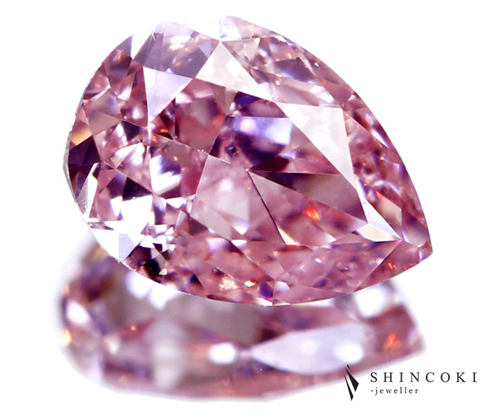 FANCY PINK  / SI-2 中央宝石研究所鑑定書☆ 0.262ct