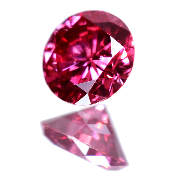 レッドダイヤモンド 0.260ct FANCY PURPLISH RED SI-2 ※中央宝石研究所 