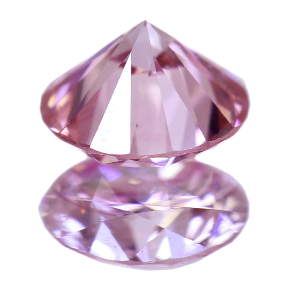 ピンクダイヤモンド 0.22ct FANCY PINK I-1 〔GIA〕ラウンド ...