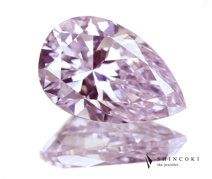 ピンクダイヤモンド 0.716ct FANCY LIGHT PURPLISH PINK VS1〔AGT〕