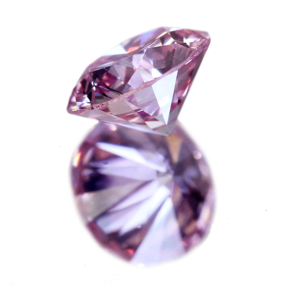 アーガイルピンクダイヤモンド 0.184ct FANCY PURPLISH PINK VS-2〔CGL 