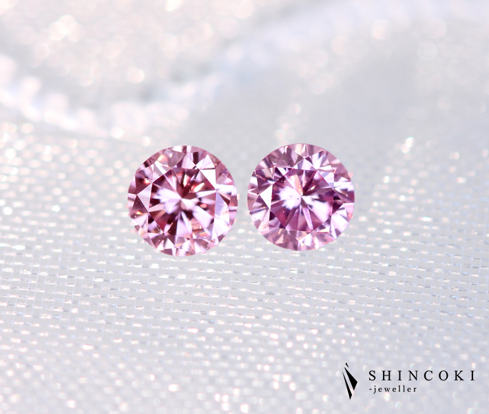 ピンクダイヤモンドルース/ F.I. PINK/ 0.147 ct.