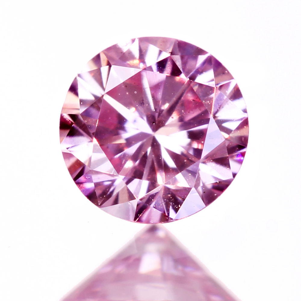 ピンクダイヤモンドルース/ F.PURPLISH PINK/ 0.061 ct.