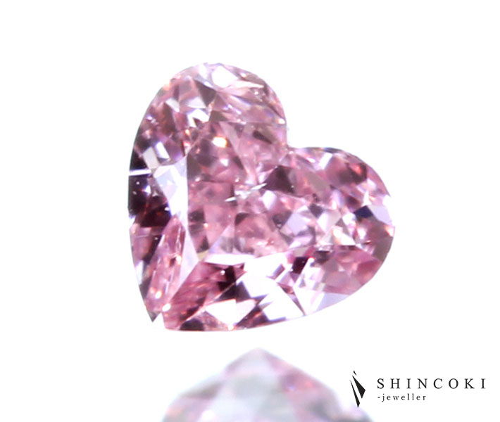 ピンクダイヤモンド 0.058ct FANCY INTENSE PINK SI-1 ※中央宝石研究所 