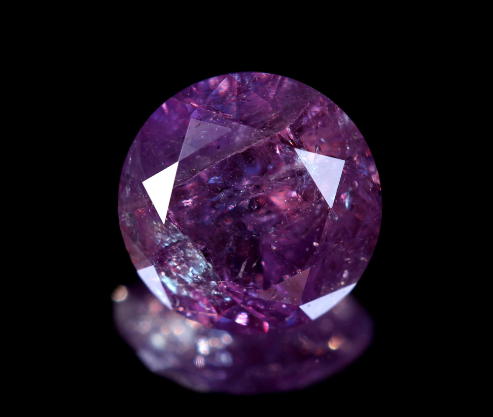 《CLOSING MOUNTAIN MUSEUM》【ALEX Lot.8】ロシア産アレキサンドライト 1.04ct ルース ラウンドシェイプ《ALEXANDRITE》