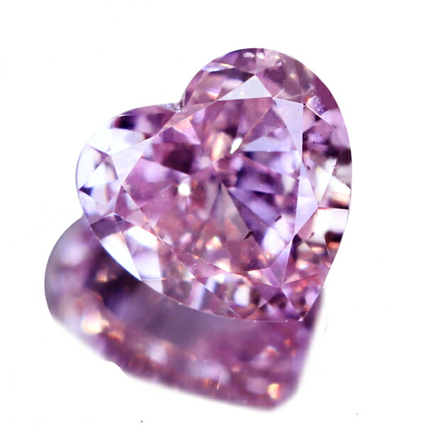 ピンクダイヤモンド ルース 0.187ct FANCY INTENSE PURPLISH PINK SI1〔AGT〕