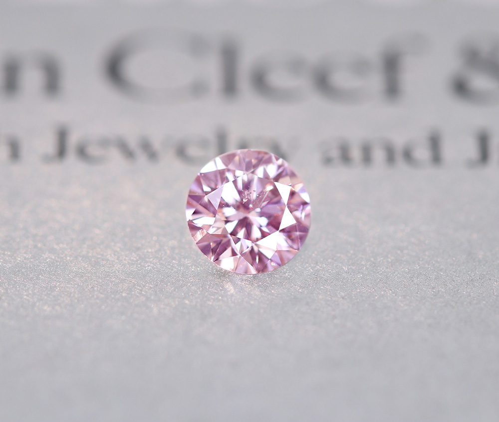 天然ピンクダイヤモンド　0.265ct　FANCY LIGHT  PURPLISH PINK　SI-2　ルース　[DGL]