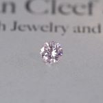 天然ピンクダイヤモンド 0.229ct VERY LIGHT PINK SI-2 ルース [中央