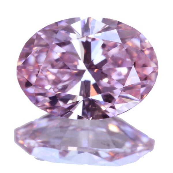 天然ピンクダイヤモンド ルース 0.71ct FANCY INTENSE PINK SI1 オーバル 〔GIA REPORT〕