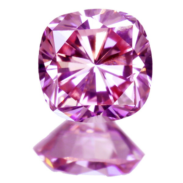 ピンクダイヤモンド ルース 0.26ct FANCY INTENSE PINK SI1 クッションカット 〔GIA REPORT〕 天然ピンクダイヤモンド ピンクダイヤルース ファンシーインテンスピンク