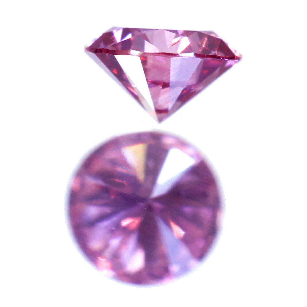 0.081ct SI-1 FANCY INTENSE PURPLISH PINK