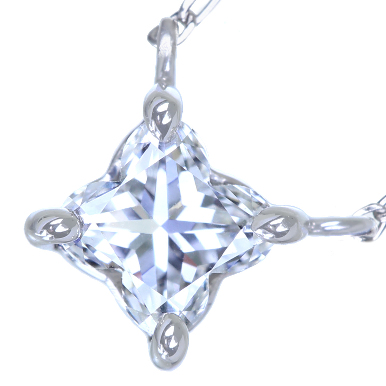 k18 リリーカットダイヤモンド ネックレス