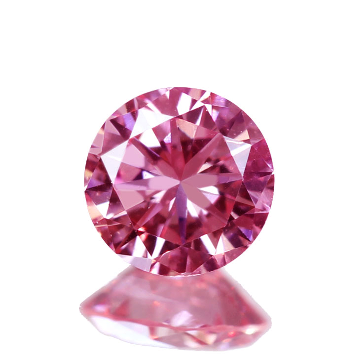 0.051ct 天然ピンクダイヤFANCY INTENSE PINK