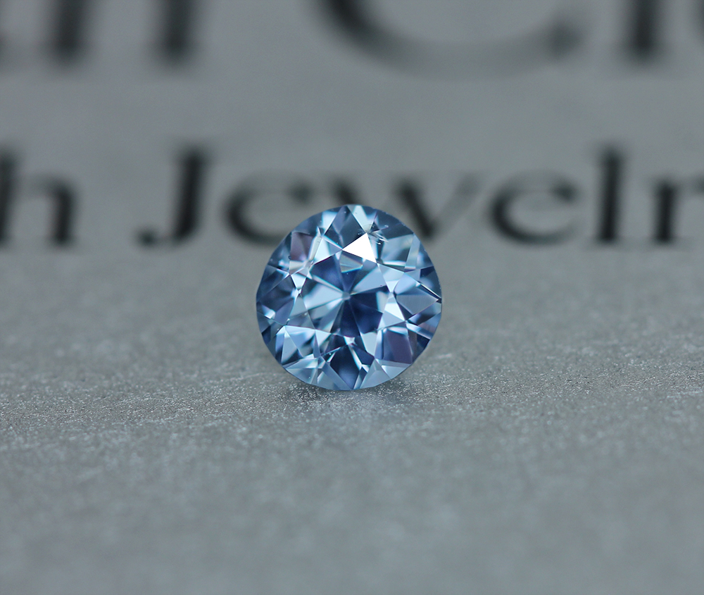 PINK TENDER!ピンクテンダー》ブルーダイヤモンド FANCY BLUE 0.101ct