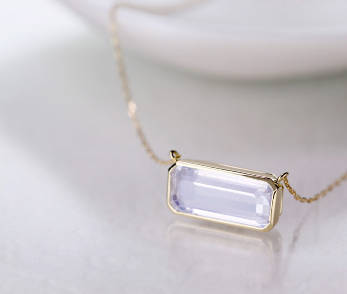 【HANDMADE】K18 2.33ct オリゴクレース ネックレス ※IGLミニ鑑別書付