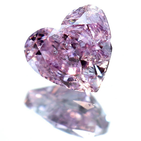 ピンクダイヤモンド ルース 0.203ct FANCY PURPLE PINK I2 ※中央宝石研究所ソーティングシート付 ピンクダイヤ　ダイヤルース