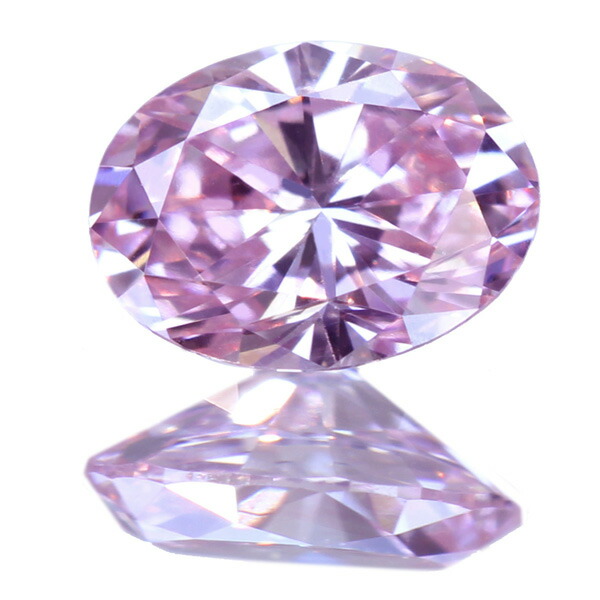 ピンクダイヤモンド ルース 0.21ct FANCY PINK VS1 オーバル 〔GIA REPORT〕 天然ピンクダイヤモンド ピンクダイヤルース ファンシーピンク