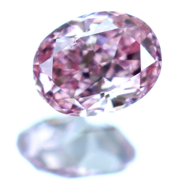 ピンクダイヤモンド ルース 0.070ct FANCY INTENSE PURPLISH PINK VS2 ※AGTソーティングシート付