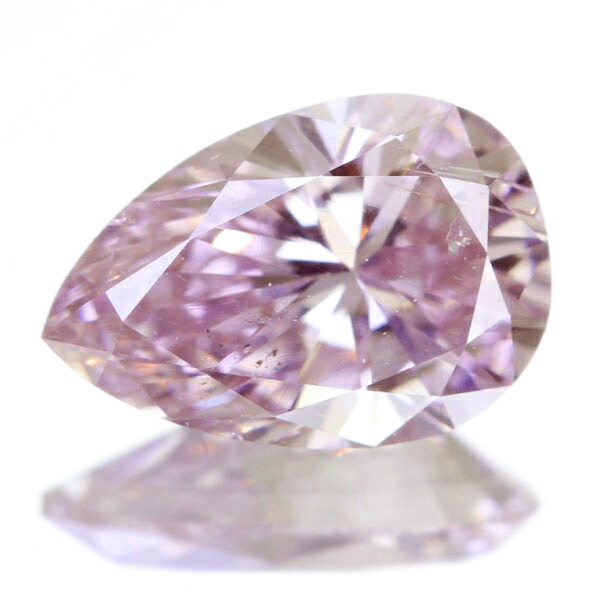 【特別価格】0.476ct FANCY PURPLISH PINK SI2 ペアシェイプ ピンクダイヤモンドルース※INTERNATIONAL GEMOLOGICAL INSTITUTE鑑定書付