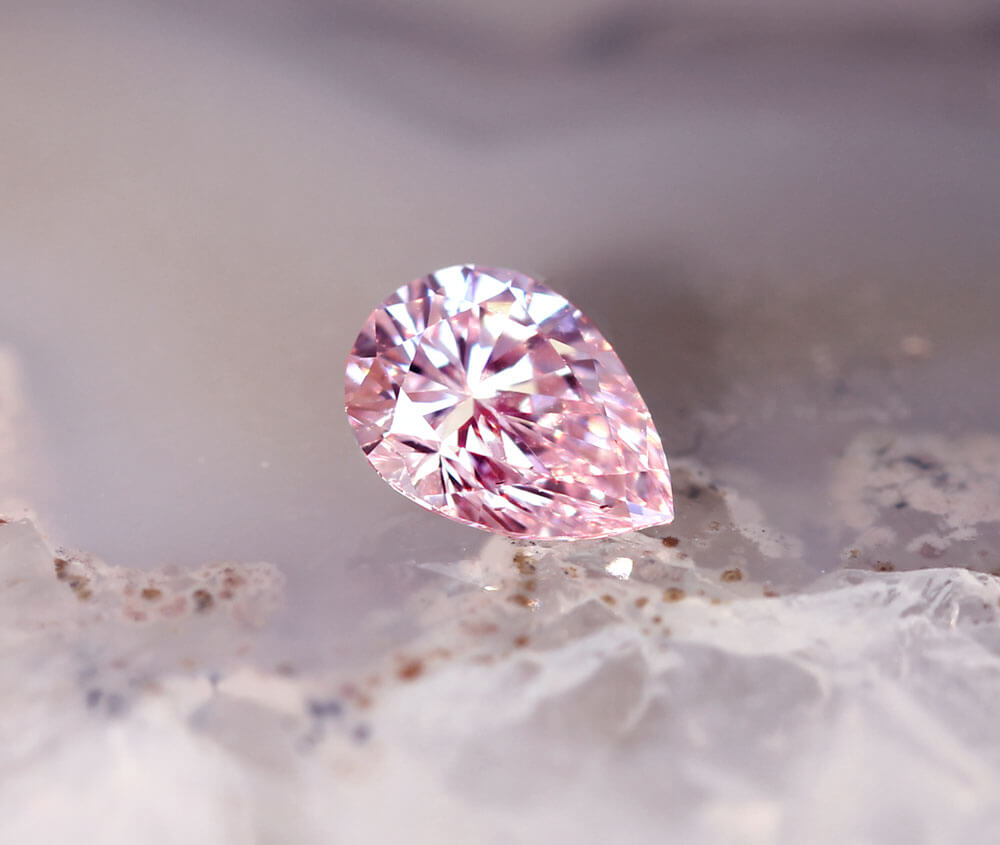 【特別価格!】【アーガイル刻印入り】ピンクダイヤモンド 0.206ct ルース FANCY LIGHT PINK 0.206ct〔CGL〕