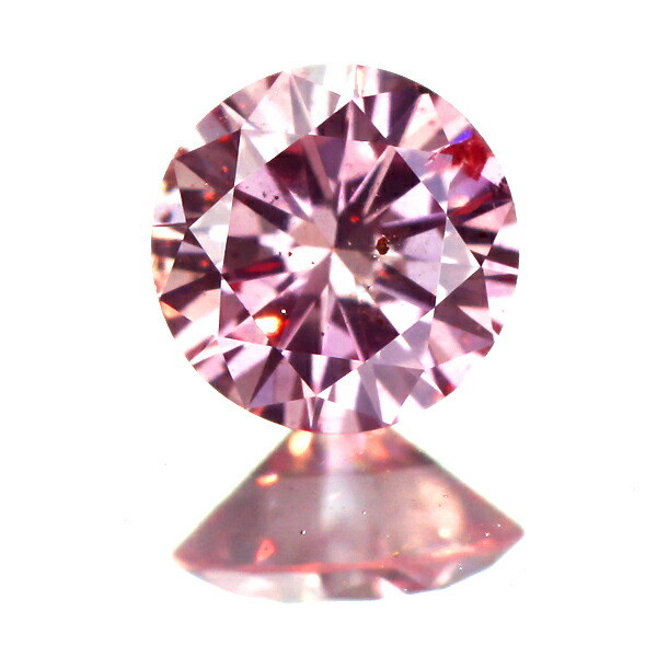 0.205ct FANCY INTENSE PURPLISH PINK I1　ピンクダイヤモンドルース※中央宝石研究所ソーティングシート付