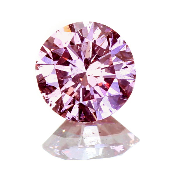 ピンクダイヤモンドルース 0.66ct　FANCY PURPLISH PINK SI2 ※GIA鑑定書付