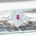 限定お値下げ！K18PG　Pt950ペアシェイプダイヤ&ピンクダイヤモンドリング 限定お値下げ！K18PGPt950ペアシェイプダイヤ&ピンク